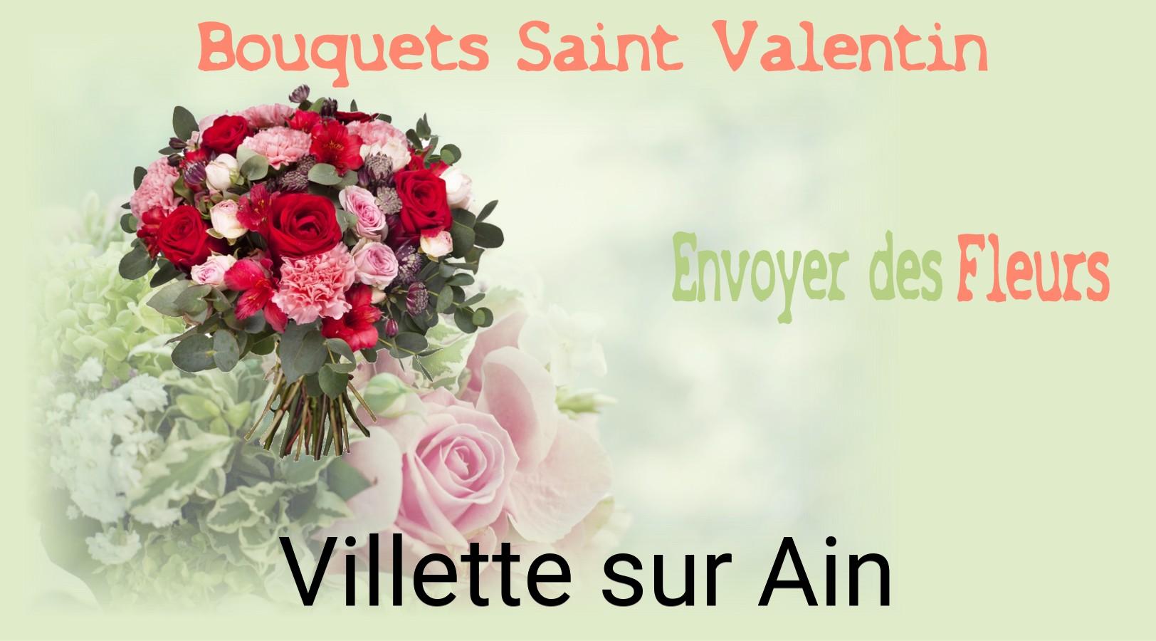 Roses de Saint-Valentin livrées à Villette-sur-Ain